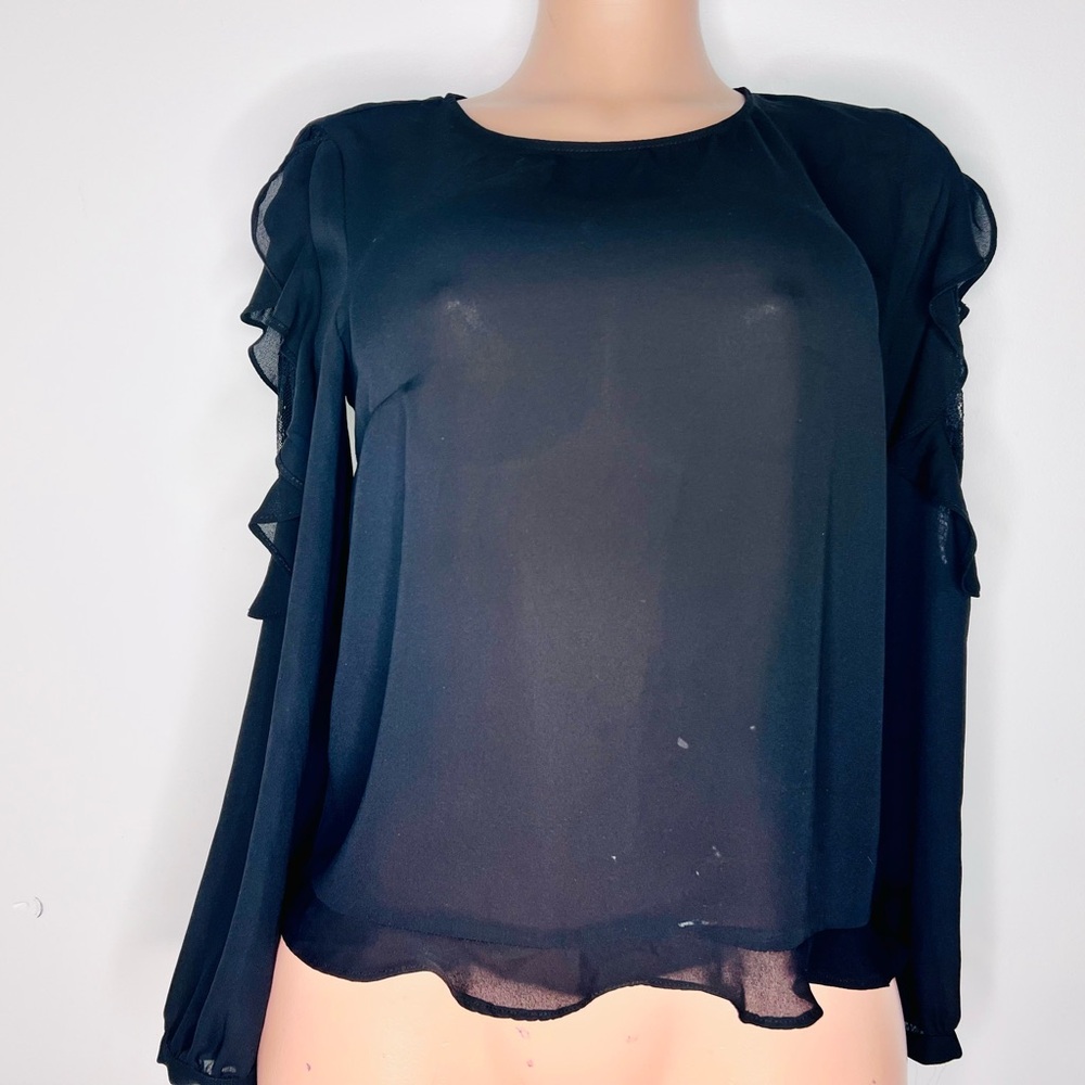 Elegant Black Women's Top